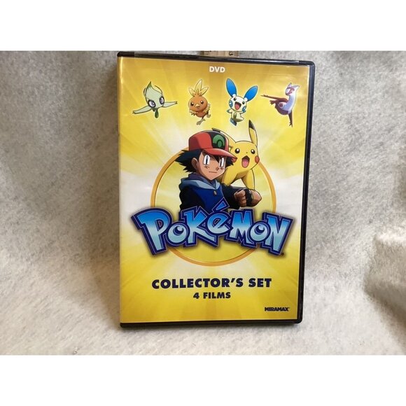 Pokémon Collectors Set 4 Films DVD - Picture 1 of 3